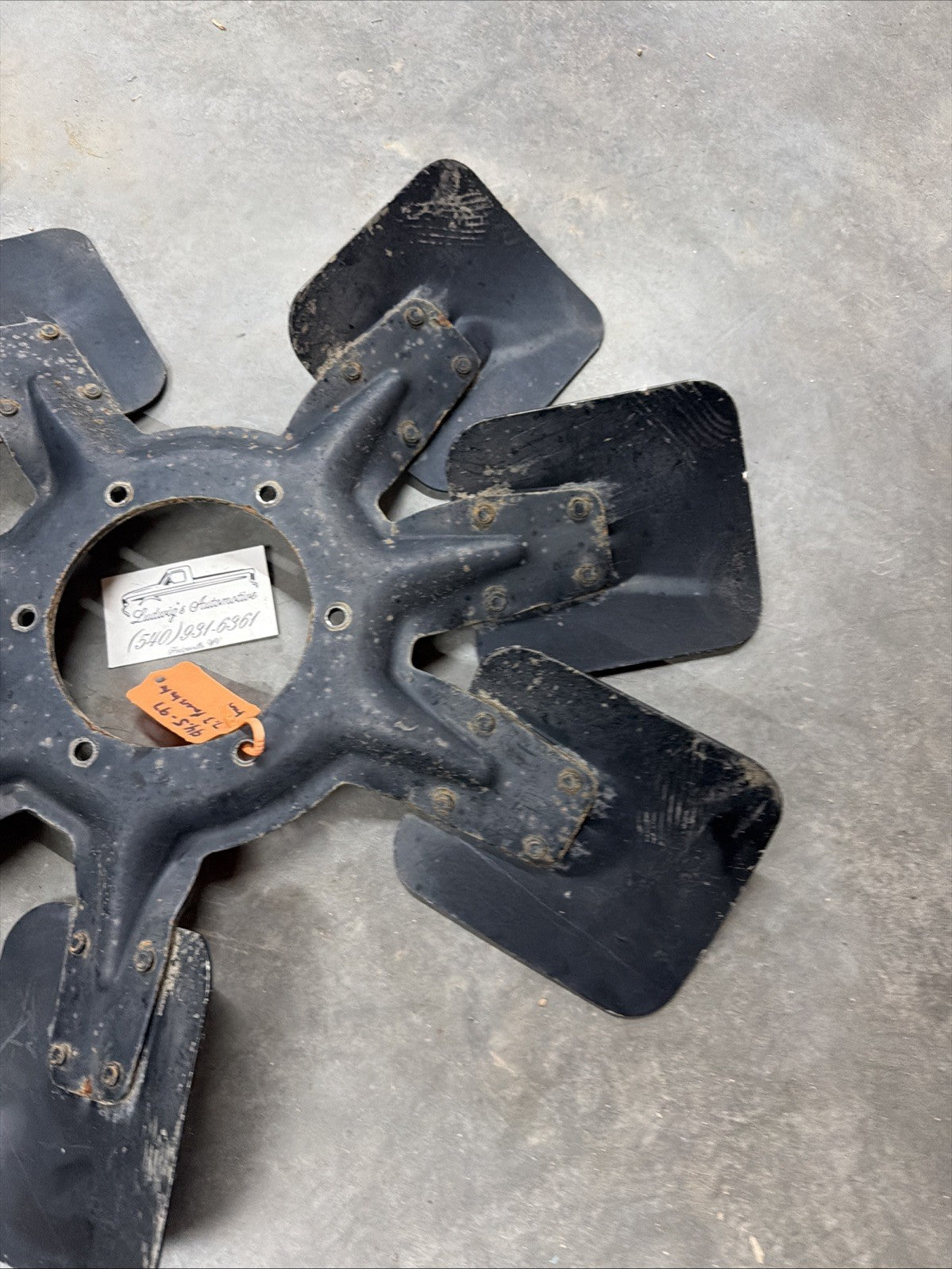 1994.5-1997 Ford F250 F350 7.3 Powerstroke  Engine Radiator  Fan No Clutch