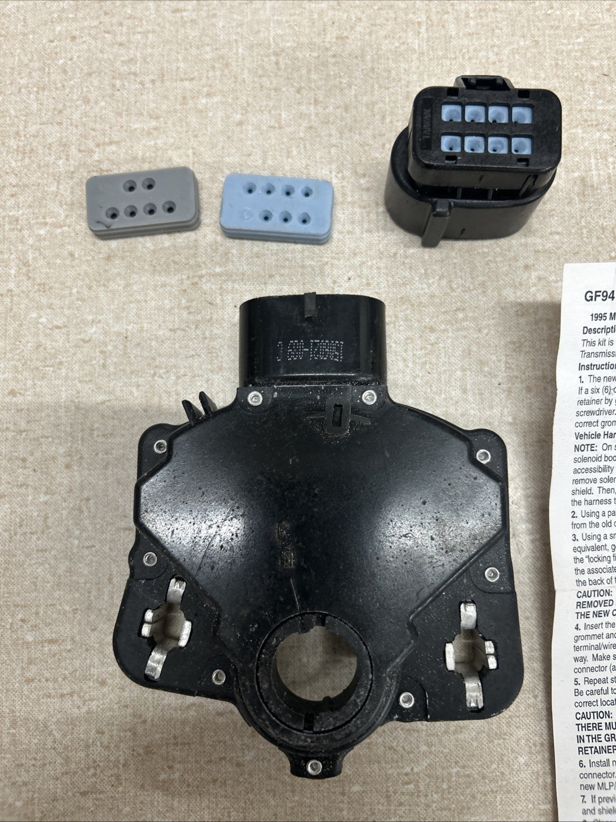 Neutral Safety Switch Fits 1989-1994 Ford E40D