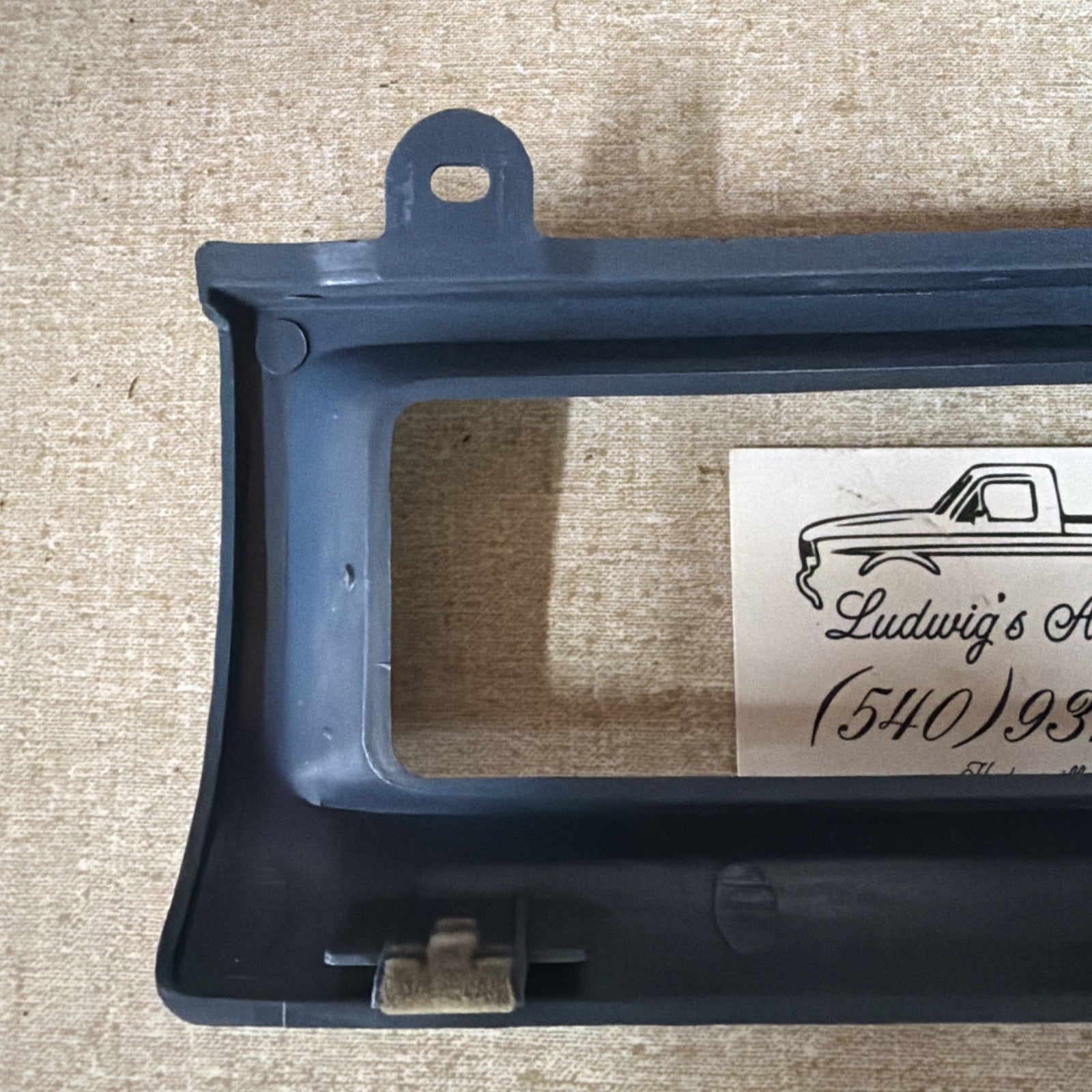 1992-1996 Ford F150 F250 F350 Bronco Blue Climate Control Trim Bezel OEM