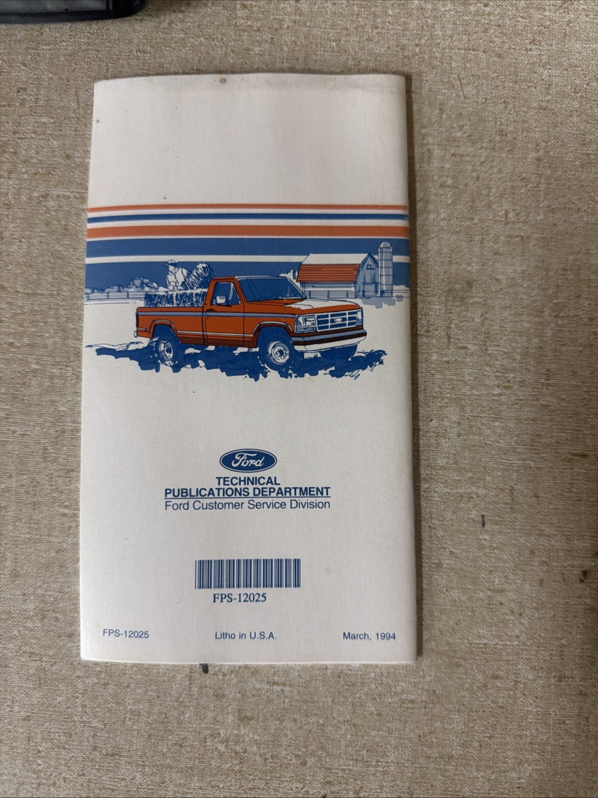 1995 Ford F-Series Maintenance Schedule Set in Storage Case F 150 250 350