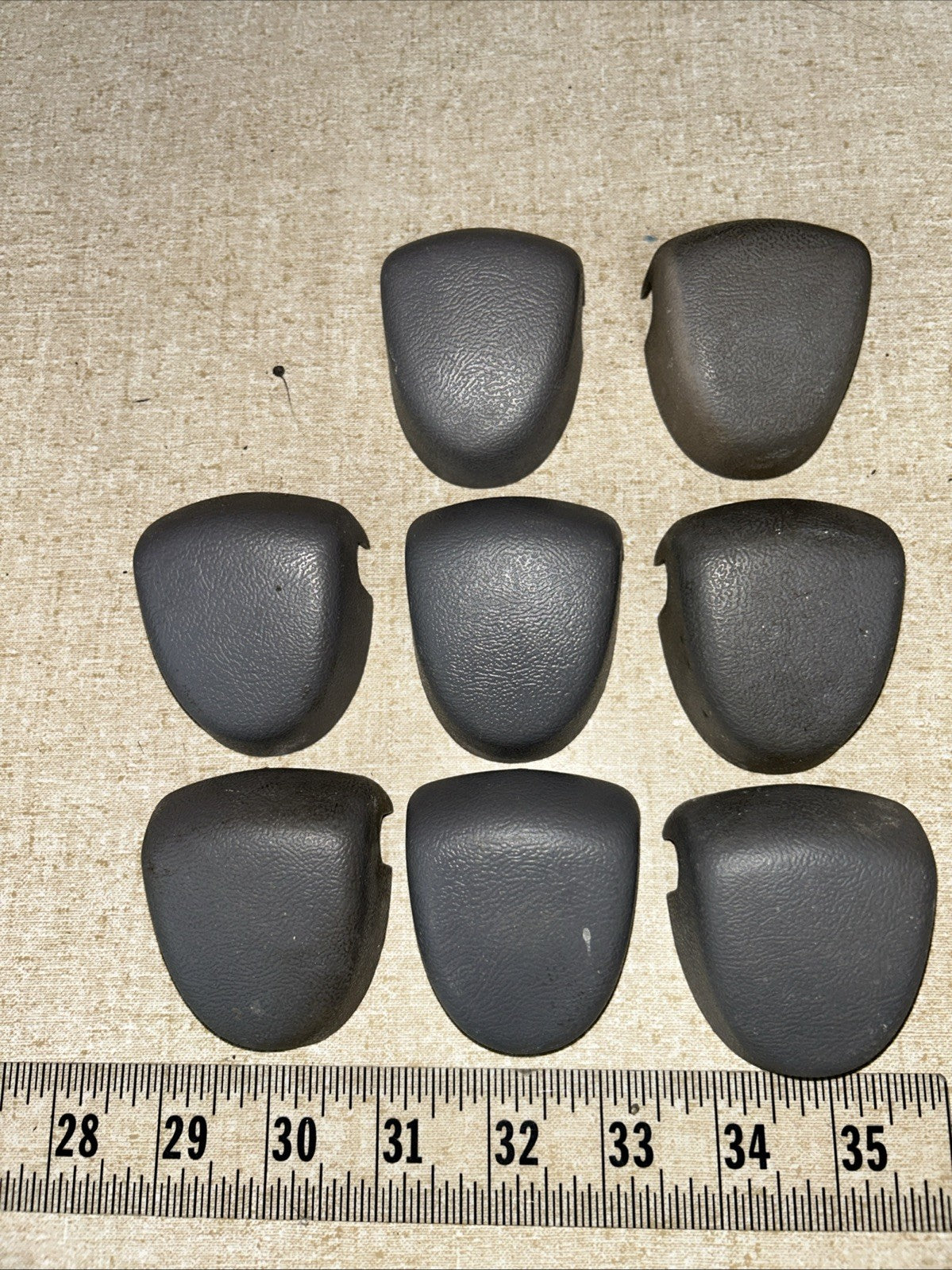 92-96 Ford Bronco F series Seat Belt Trim Cap, Opal Gray READ DESCRIPTION