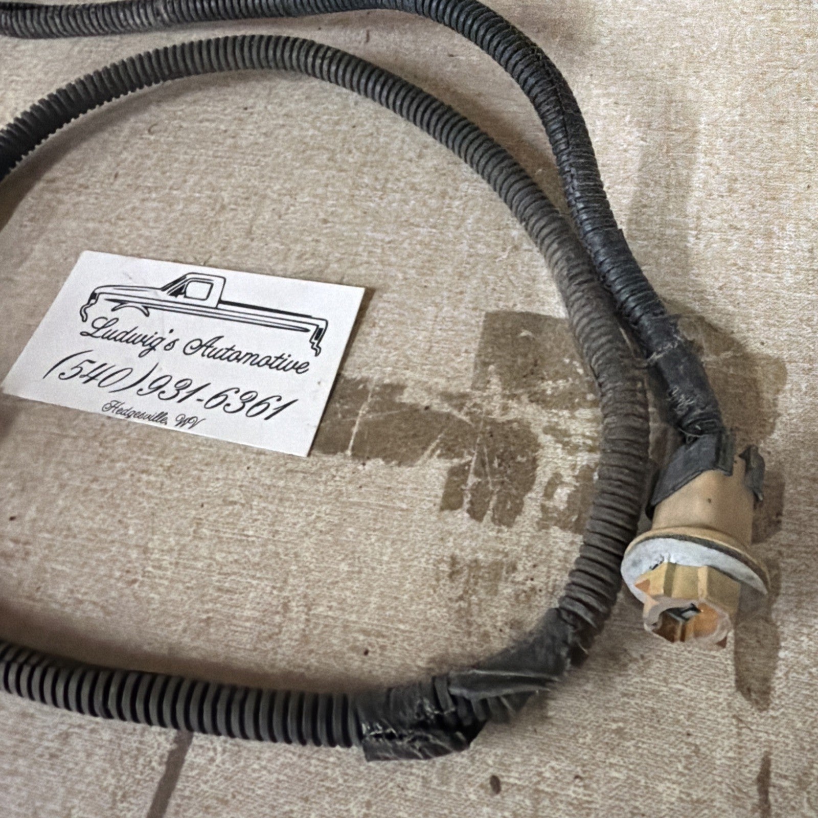 92-96 Ford F150 F250 F350 Pickup Only - Rear LICENSE PLATE Light WIRING HARNESS