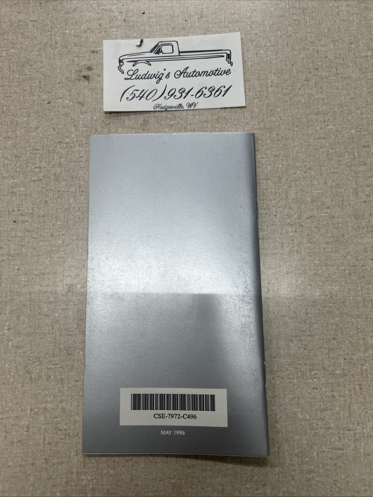Warranty Manual Booklet 1996 Ford Mustang Bronco F150 F250 Crown Victoria Ranger