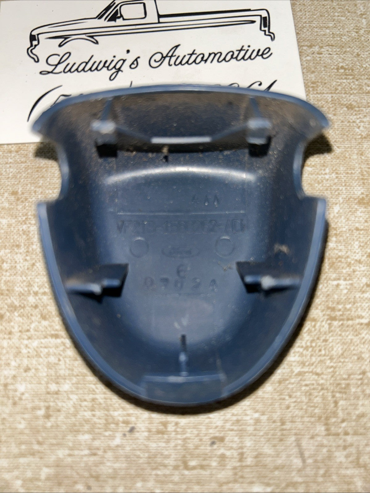 92-96 Ford Fseries, Bronco Seat Belt Trim Cap, Crystal Blue READ DESCRIPTION