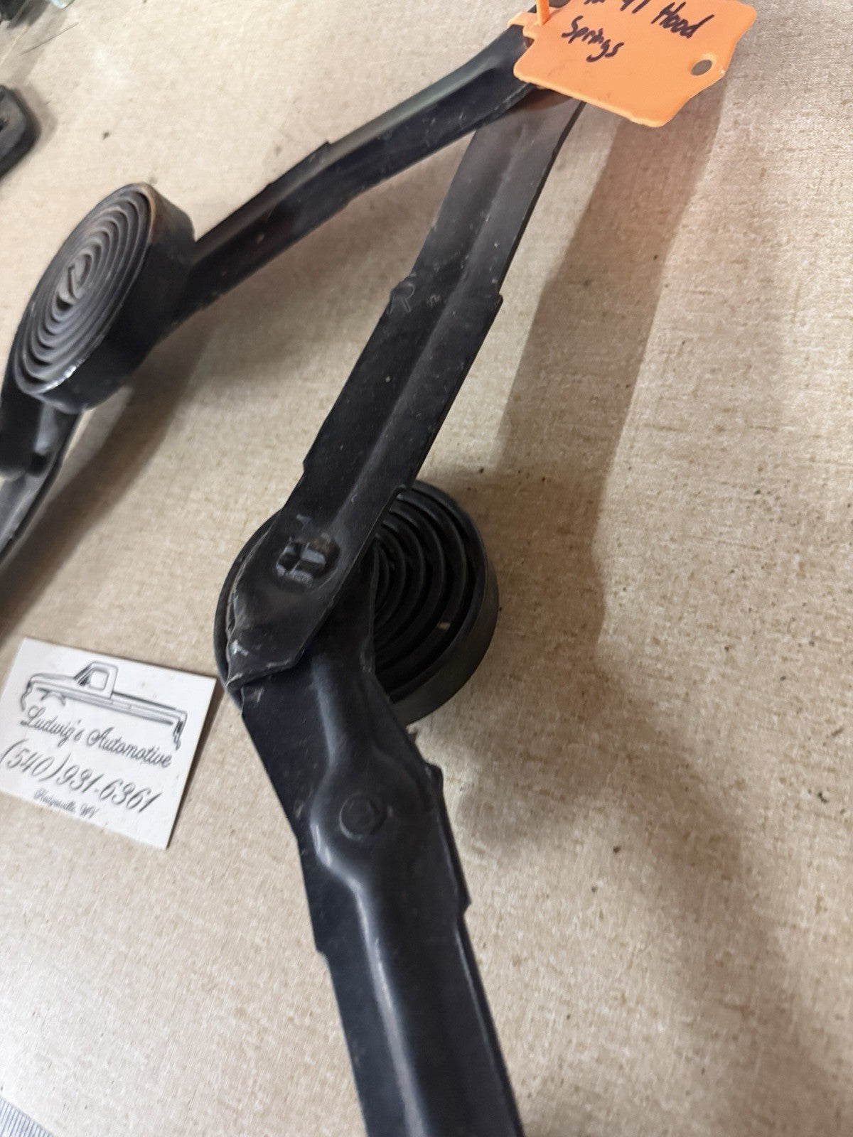 1980-1996 Ford Truck Bronco Hood Spring Set F150 F250 F350 OEM Ford Used