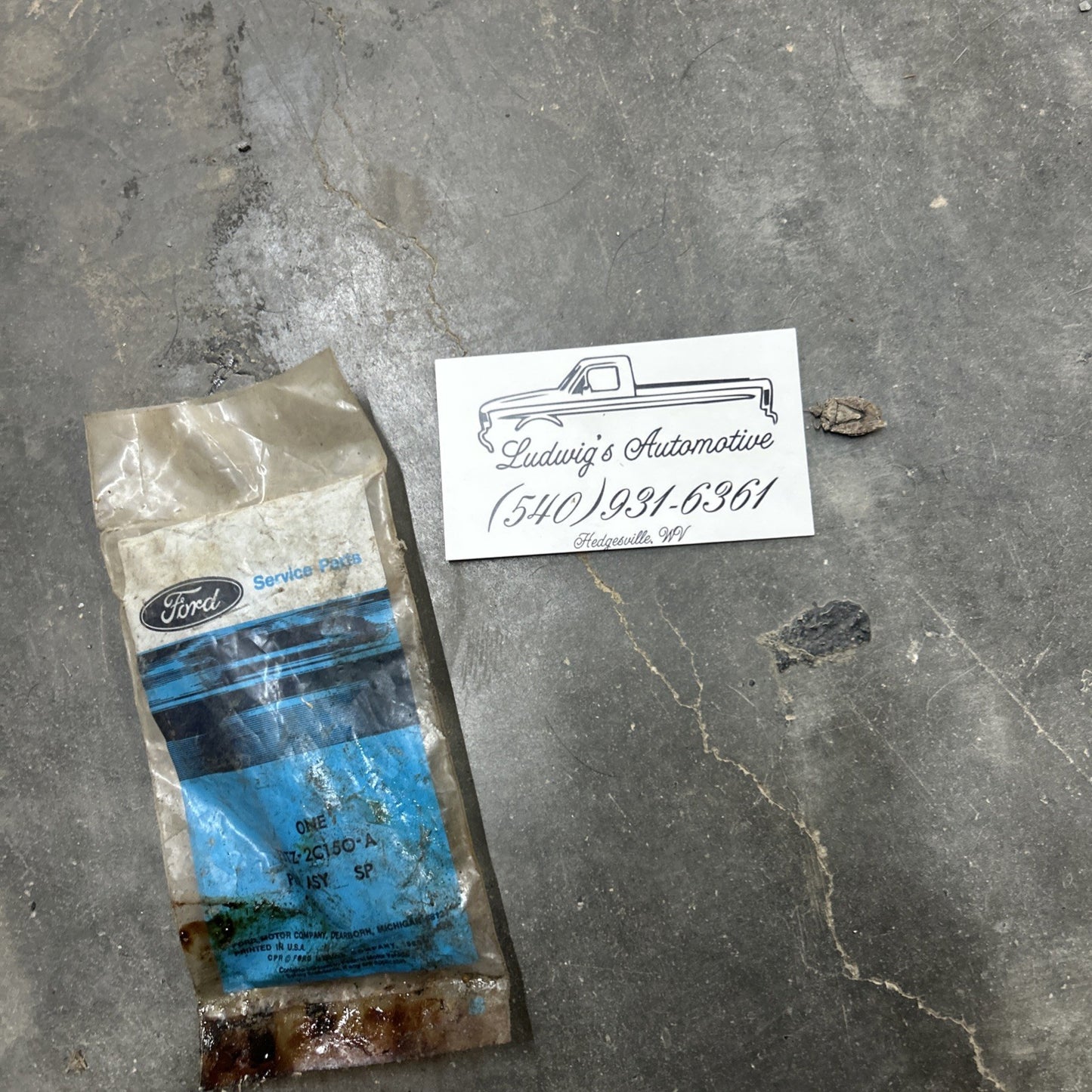 FORD 1983 RANGER & 1984 BRONCO II "PIN ASY" FRONT DISC BRAKE CALIPER PIN, RARE