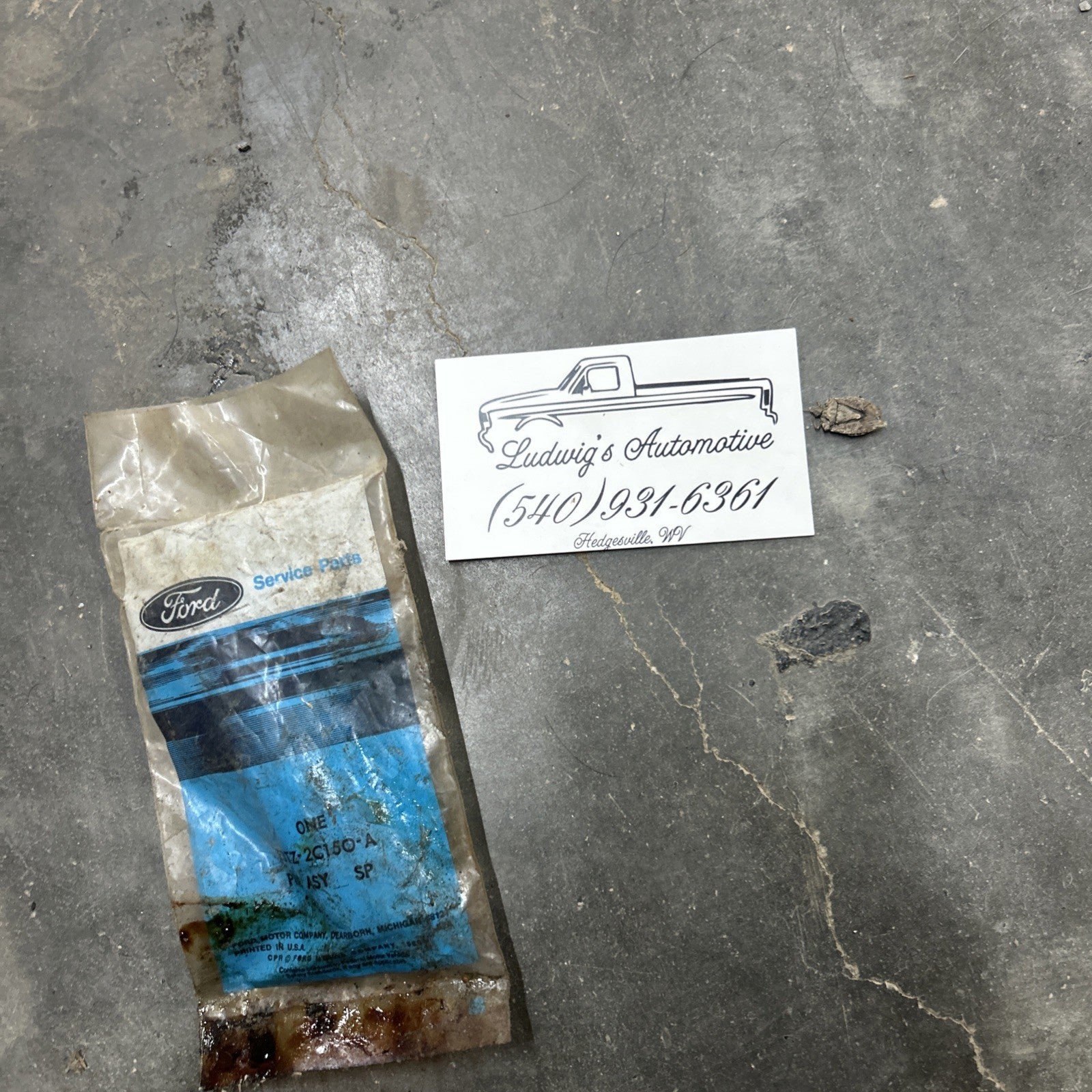 FORD 1983 RANGER & 1984 BRONCO II "PIN ASY" FRONT DISC BRAKE CALIPER PIN, RARE