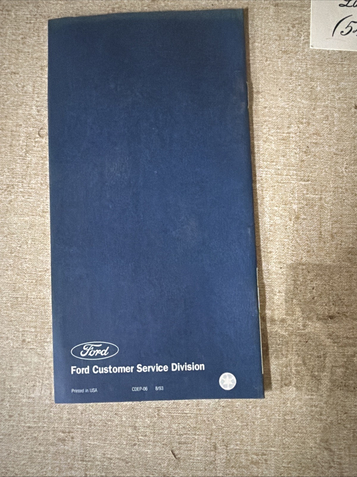1995 Ford F-Series Maintenance Schedule Set in Storage Case F 150 250 350