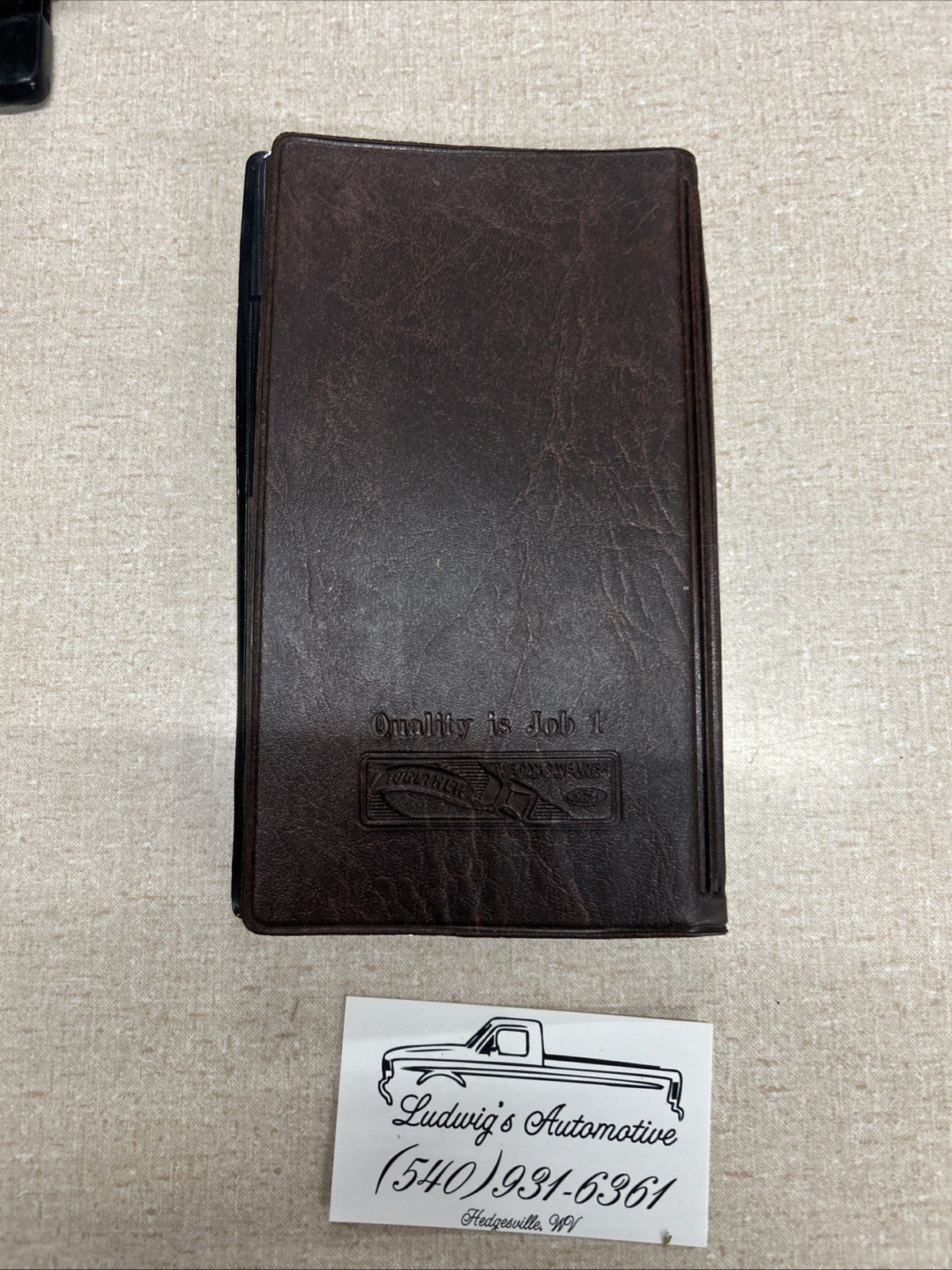 92-96 Ford Truck F-SERIES Owners Manual Case - Brown