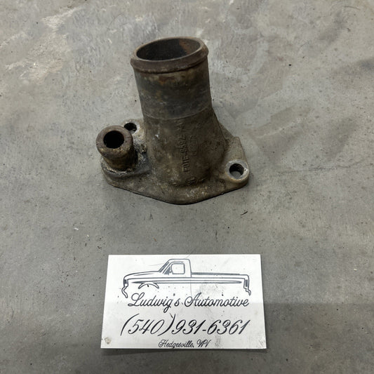 87 - 96 FORD F150 F250 F350 BRONCO 5.8L ENGINE THERMOSTAT HOUSING F0te-8592-aa