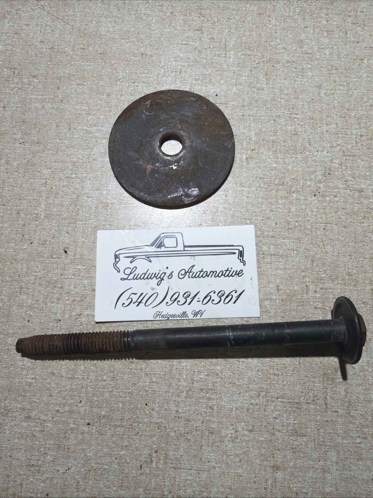 92-97 Ford F150 F250 F350 Rear Cab Bolt 16mm x Overall Length 6-3/8”  OEM 2908