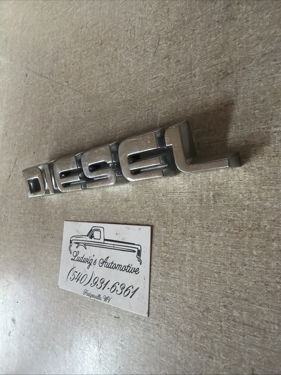 1987-1991 F-250 F-350 Fsuperduty Front Diesel Emblem