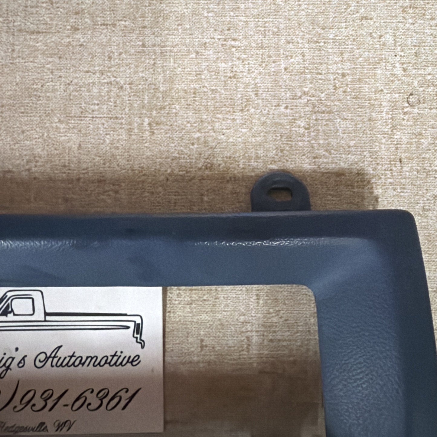 1992-1996 Ford F150 F250 F350 Bronco Blue Climate Control Trim Bezel OEM