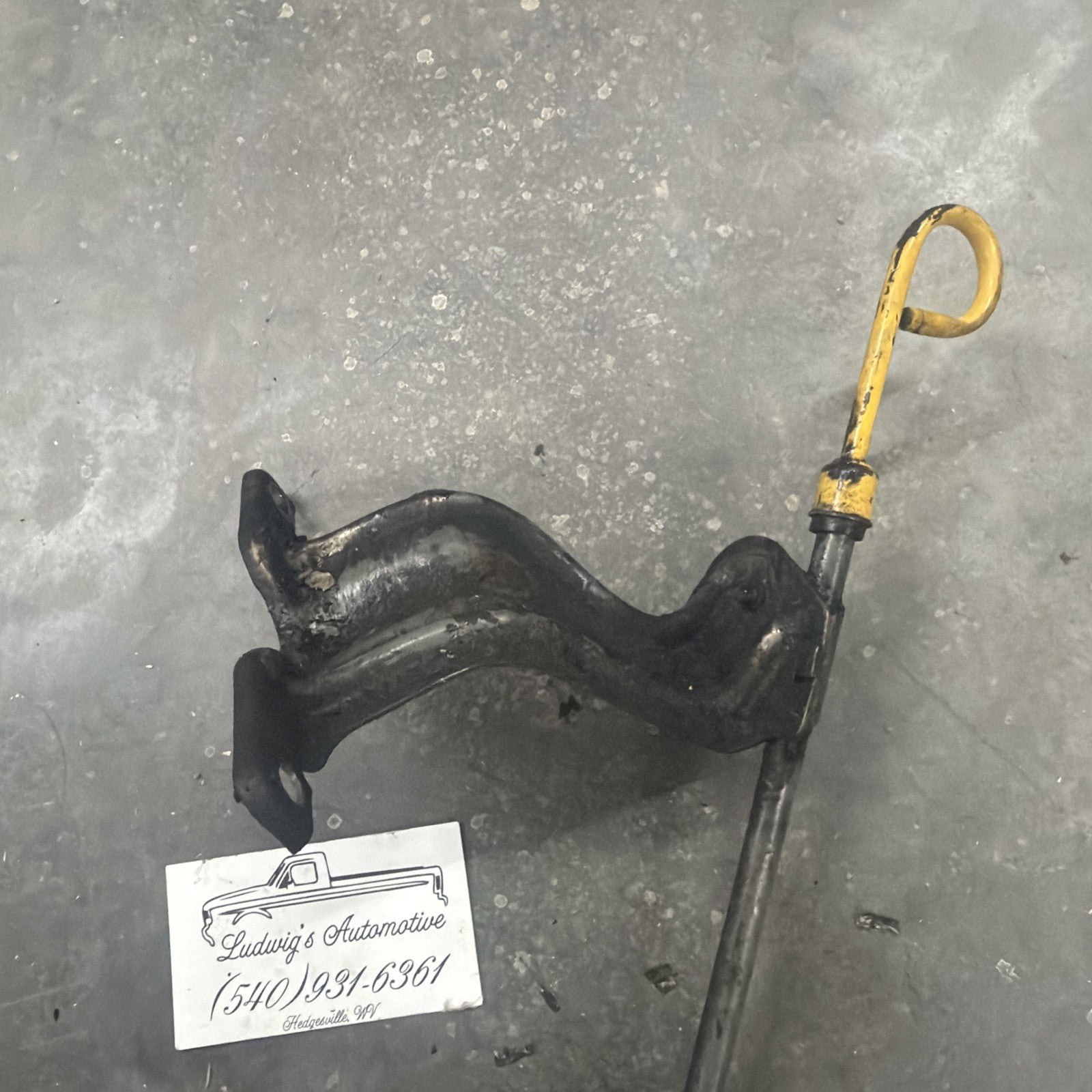 Ford F250 F350 6.9L 7.3L IDI Diesel Steel Dip Stick Tube & Oil Dipstick OEM