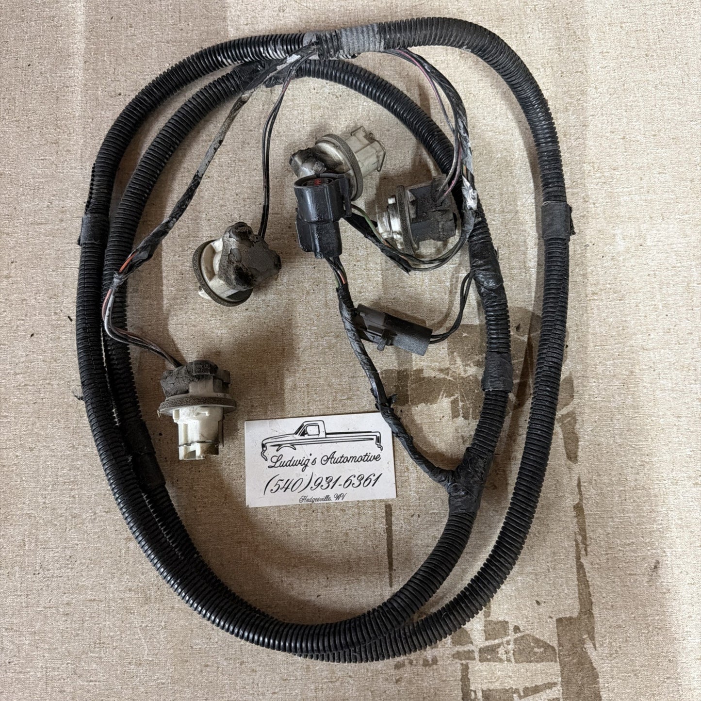 Tail Light Wire Harness F4TB-13A409-BA | Fits 1992-1996 Ford F150 F250 F350