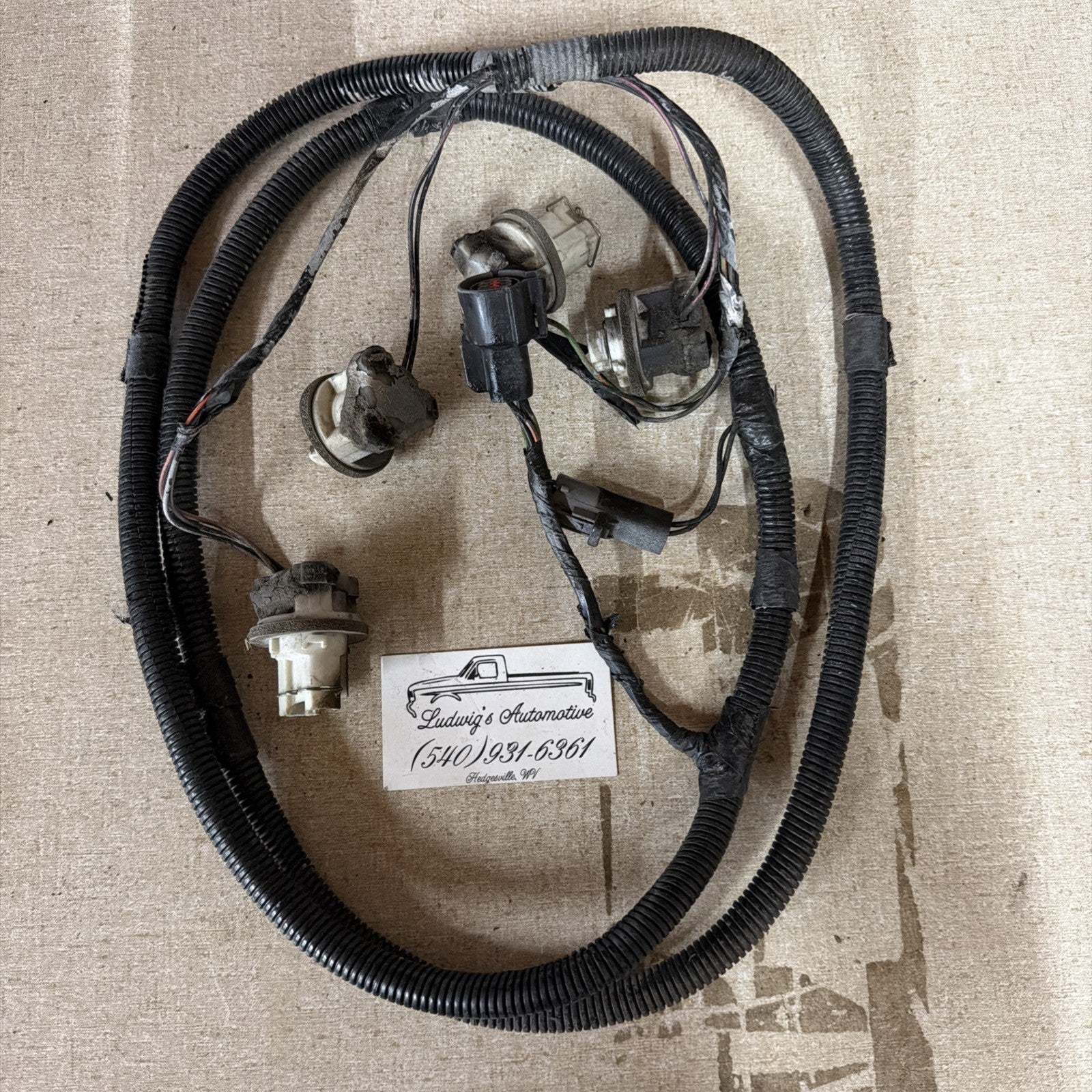 Tail Light Wire Harness F4TB-13A409-BA | Fits 1992-1996 Ford F150 F250 F350