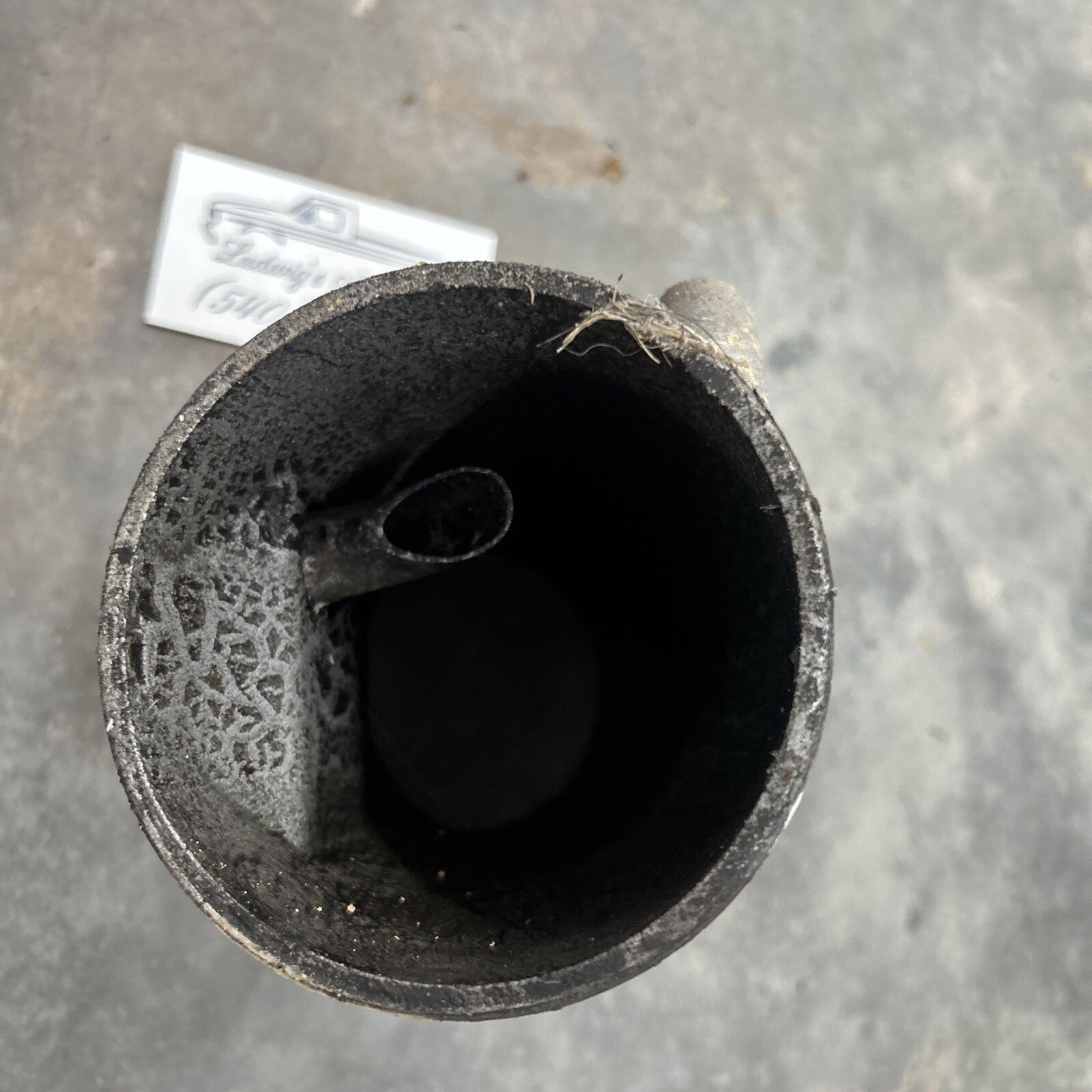 1995 96 FORD PICKUP F350 Air Intake Tube Metal Pipe 7.3L Diesel