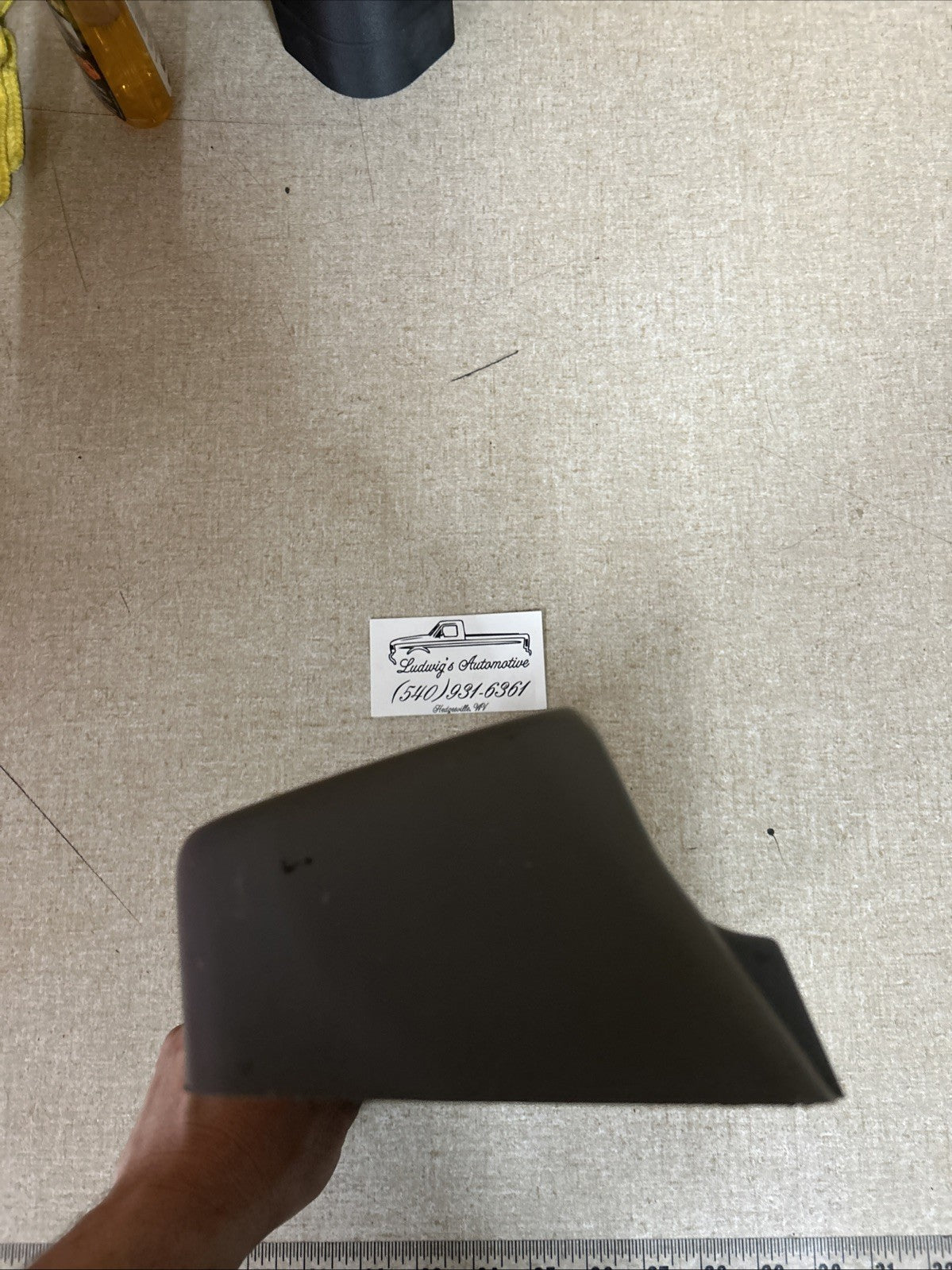 92-96 OBS Cup Holder Storage Bench Seat Opal Gray OEM F 150 F250 F350 Bronco