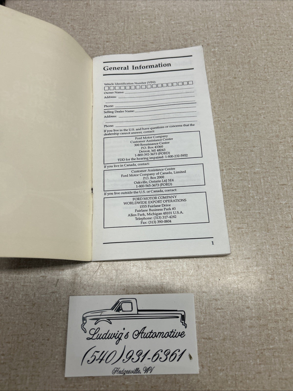 1996 F Series 150 250 350 Super Duty Maintenance Schedule