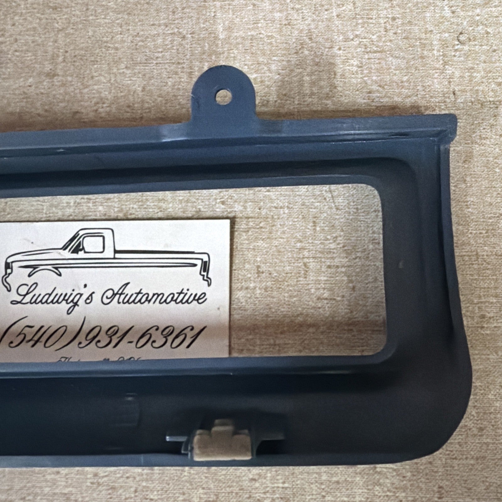 1992-1996 Ford F150 F250 F350 Bronco Blue Climate Control Trim Bezel OEM