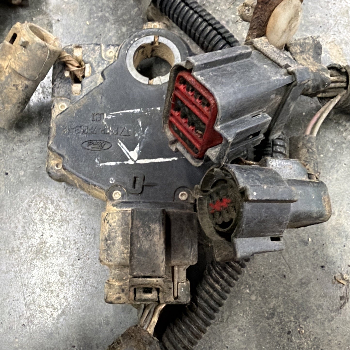 1995-1997 Ford 7.3 F250 F350 Diesel E4OD Auto Transmission Wiring Harness 4wd