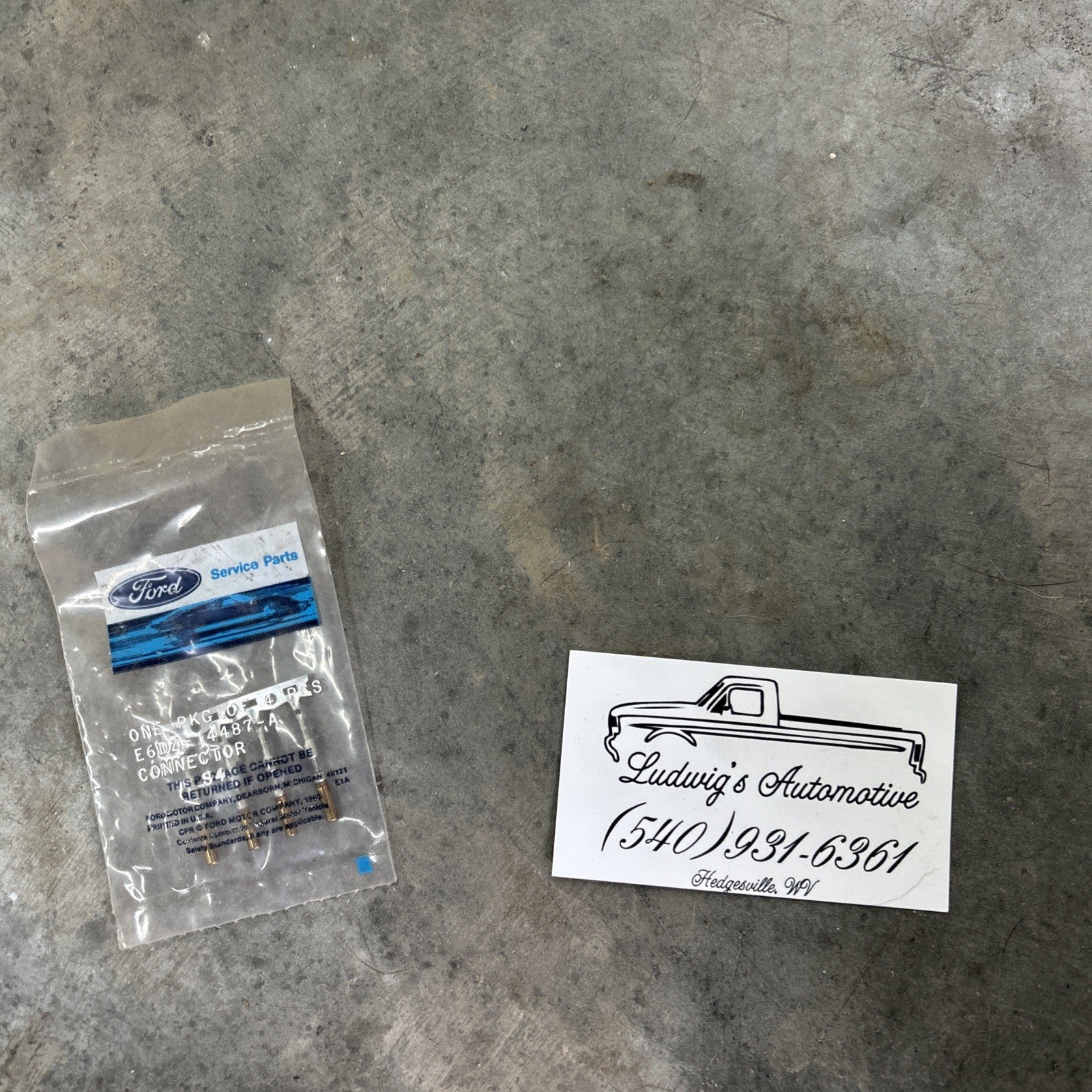 Ford Wedgelock Terminals E6DZ-14487-A