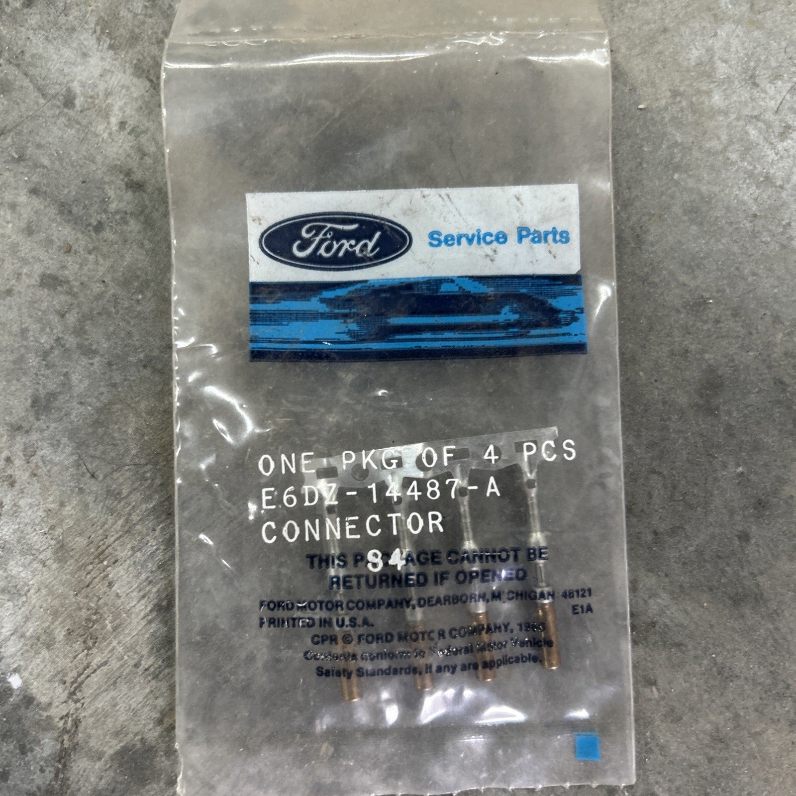 Ford Wedgelock Terminals E6DZ-14487-A