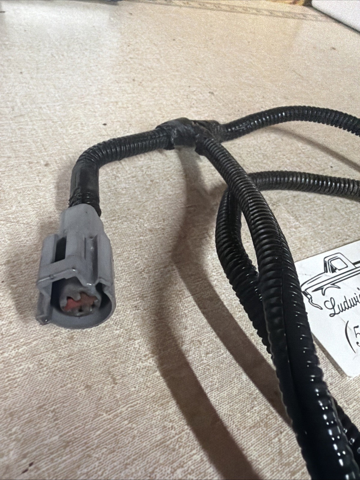 92-96 Ford F150 F250 F350 Pickup Only - Rear LICENSE PLATE Light WIRING HARNESS 