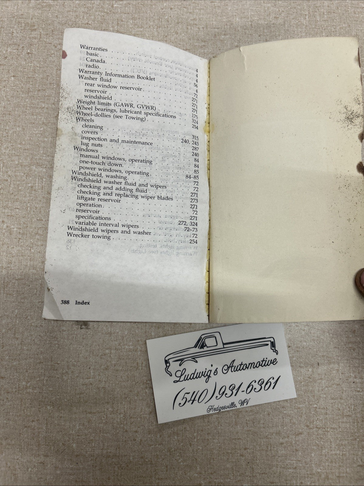 1997 F250HD F350 Owner Manual Booklet (No case)
