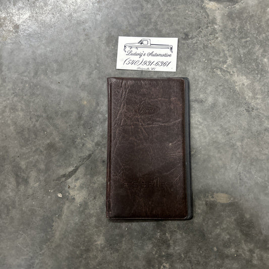 OEM 1 Ford F-Series Brown Owner Guide Holder