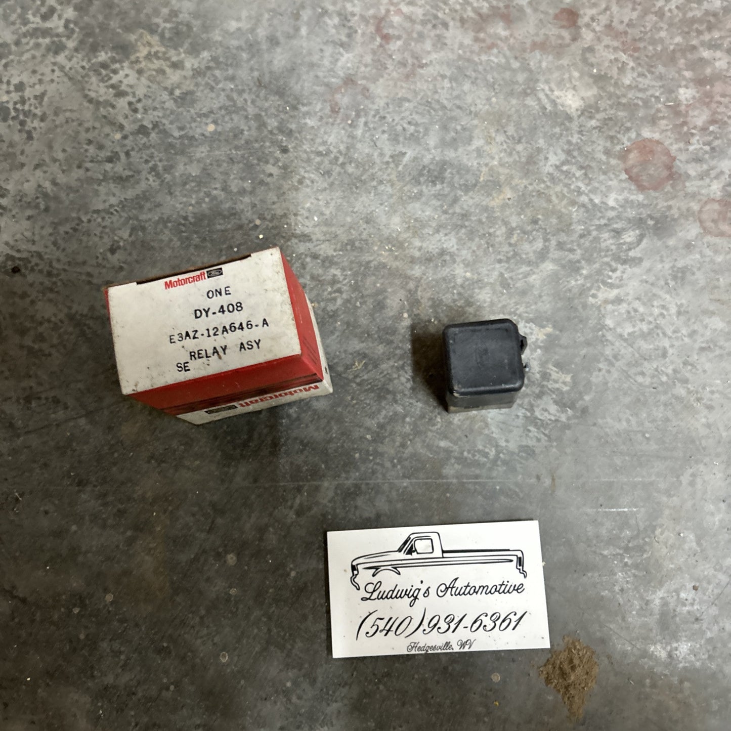 Motorcraft DY-408 EEC Electronic Engine Control PCM Relay E3AZ-12A646-A