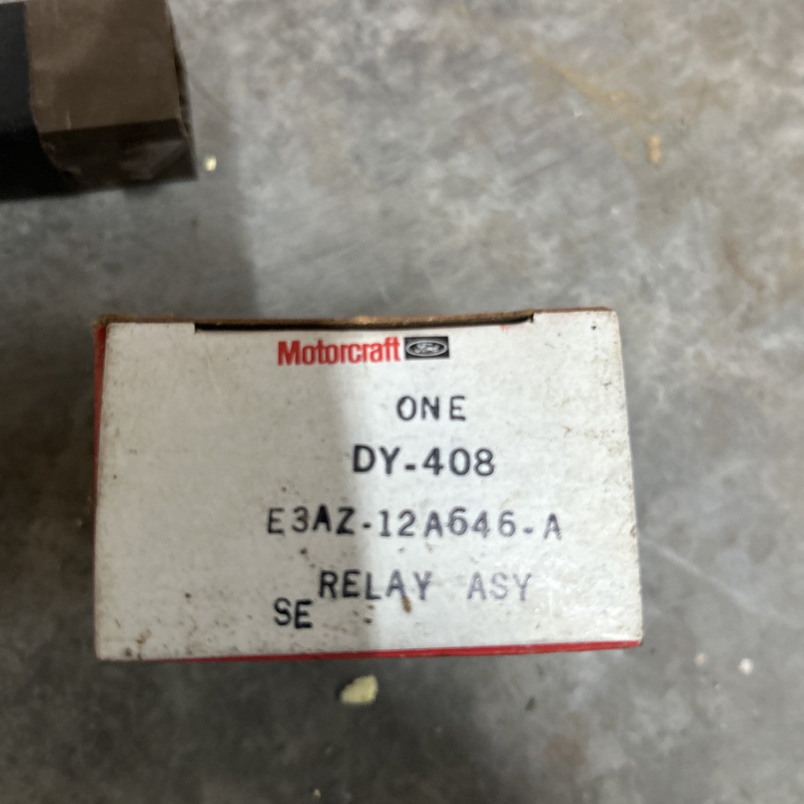 Motorcraft DY-408 EEC Electronic Engine Control PCM Relay E3AZ-12A646-A