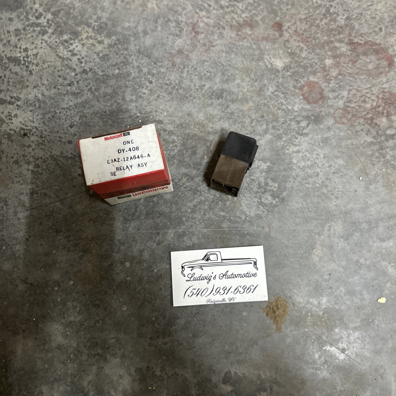 Motorcraft DY-408 EEC Electronic Engine Control PCM Relay E3AZ-12A646-A